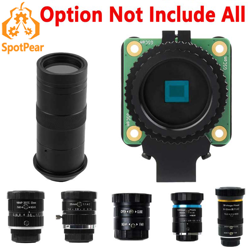 Raspberry Pi Global Shutter Camera Imx296 - Raspberry Pi Global Shutter Camera Telephoto/100X-Microscope/Zoom